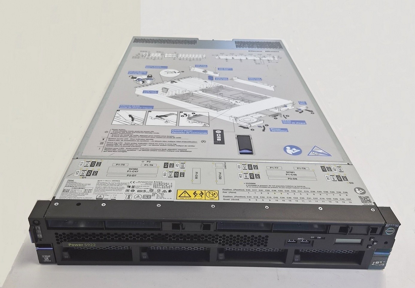 IBM Power System S922 9009-22A 2 x 10-Core 02CY252 Cpu 384GB RAM Server