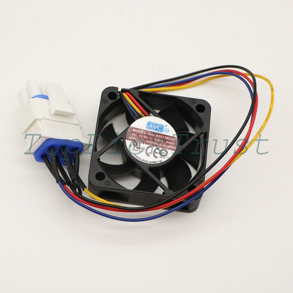 1pcs AVC DAZA0515RCU DC13.6V 0.20A 5cm 50*15mm 5015 waterproof silent fan (male)