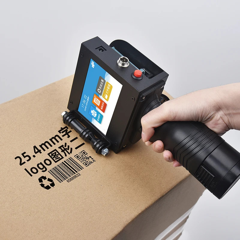1-inch/25.4mm handheld inkjet printer prints production date batch numberbarcode