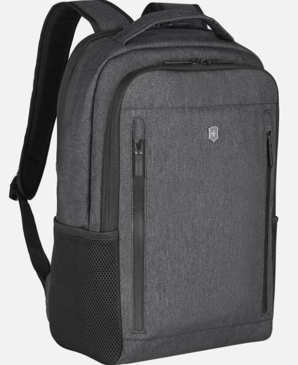 Victorinox Journey Crossing 16" Laptop Backpack RipStop Carry-On Grey 611715