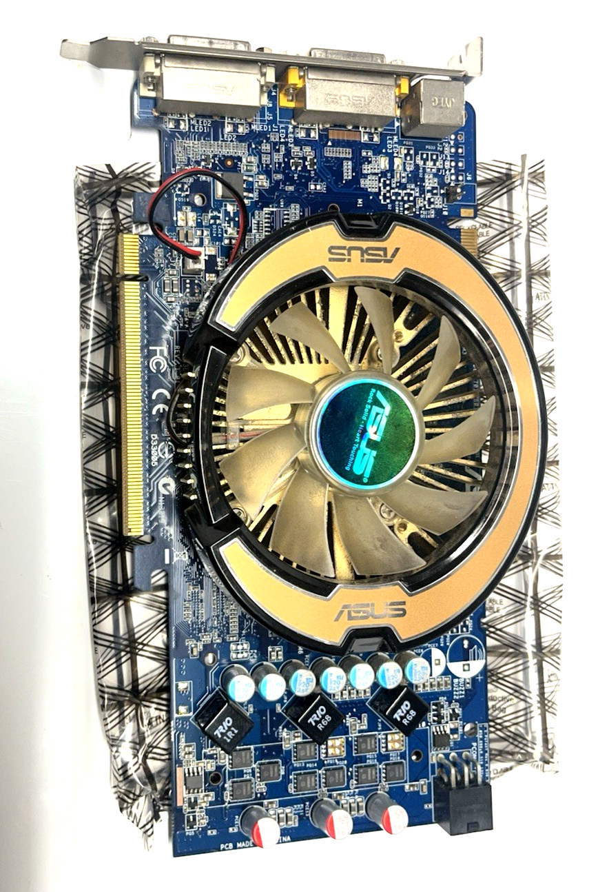 ASUS NVidia EN9600GT HTDI/512M/A 512 MB Dual DVI TV-Out PCI-e Graphics Card GPU