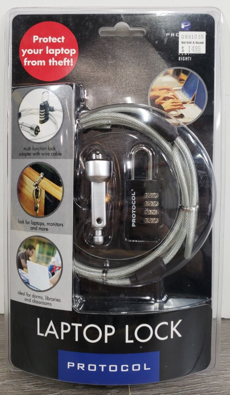 New Protocol Laptop LOCK Cable Selectable Combination Lock Anti-Theft 3979-7
