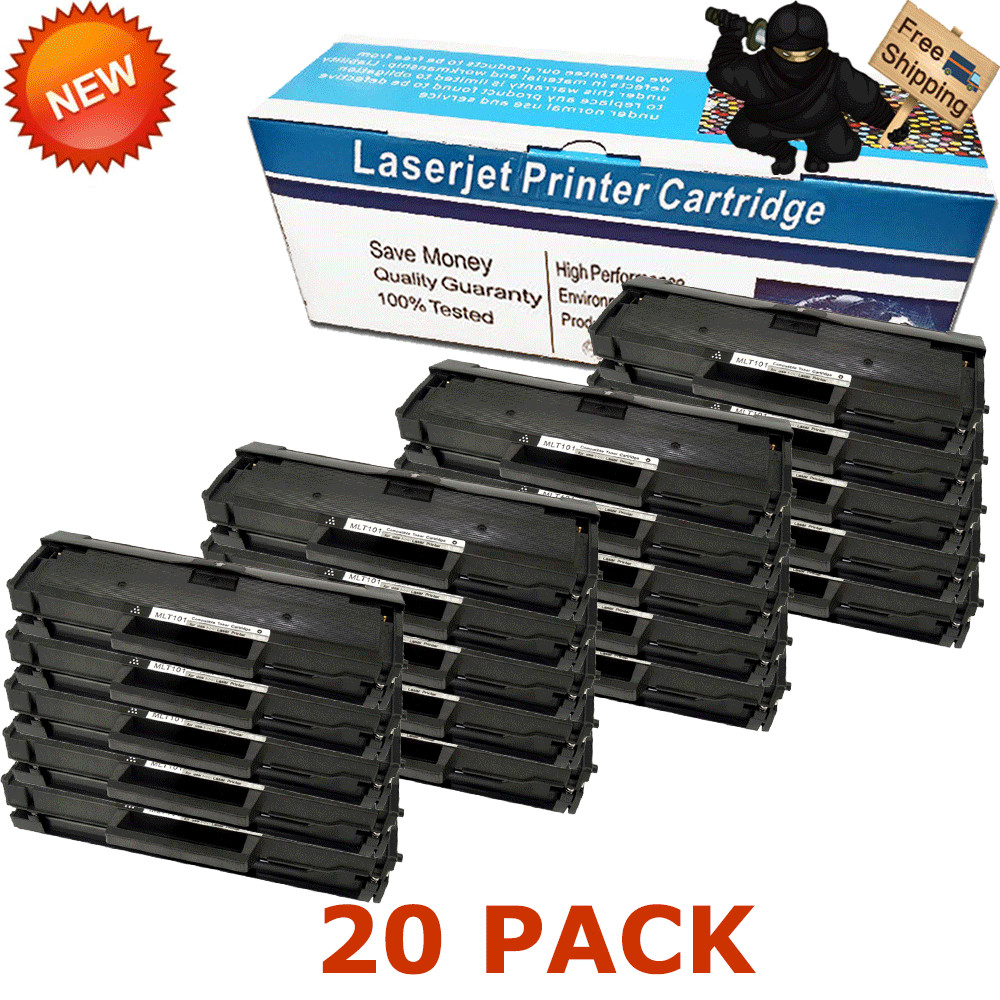 20 Pack MLT-D101S High Yield Toner For SAMSUNG ML-2165 SCX-3400 ML-2165 SF-760