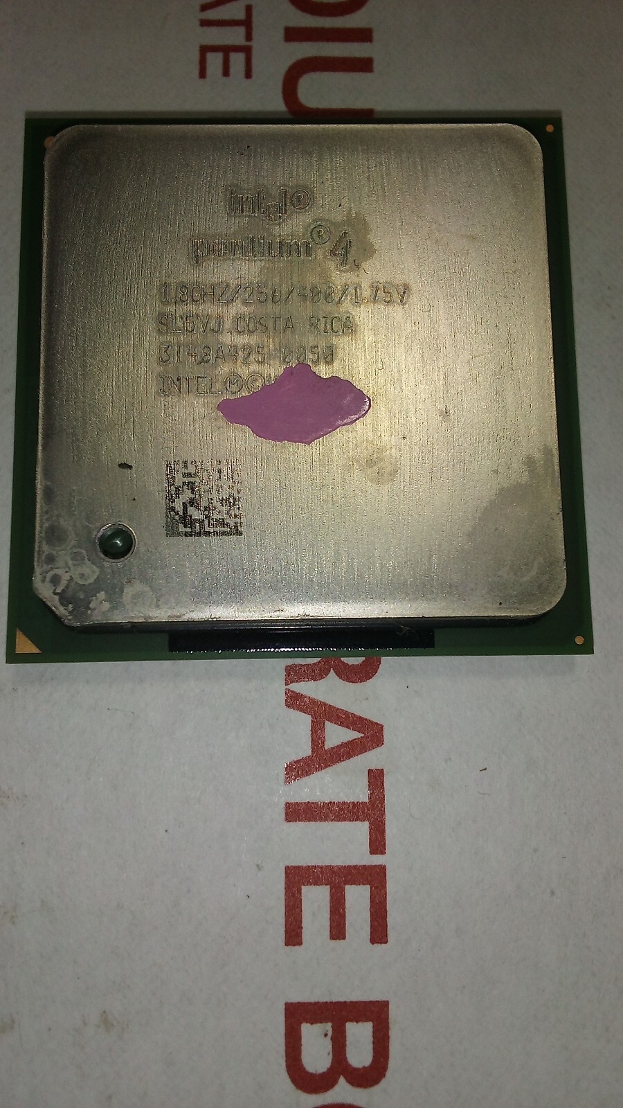 Used Working Intel Pentium 4 SL5VJ 1.80GHZ/256/400/1.75V