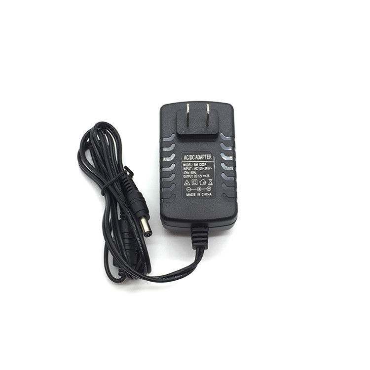 AC 100-240V To DC 12V 2A Wall Charger Power Supply Switching Adapter 5.5 X 2.5mm