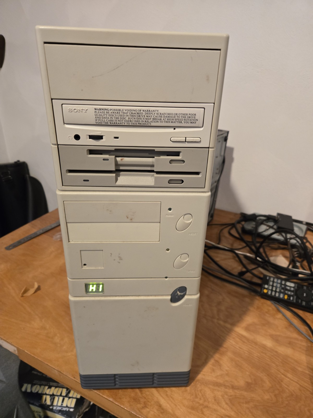Vintage Retro Cyrix 6x86 133mhz 32mb RAM Floppy Combo