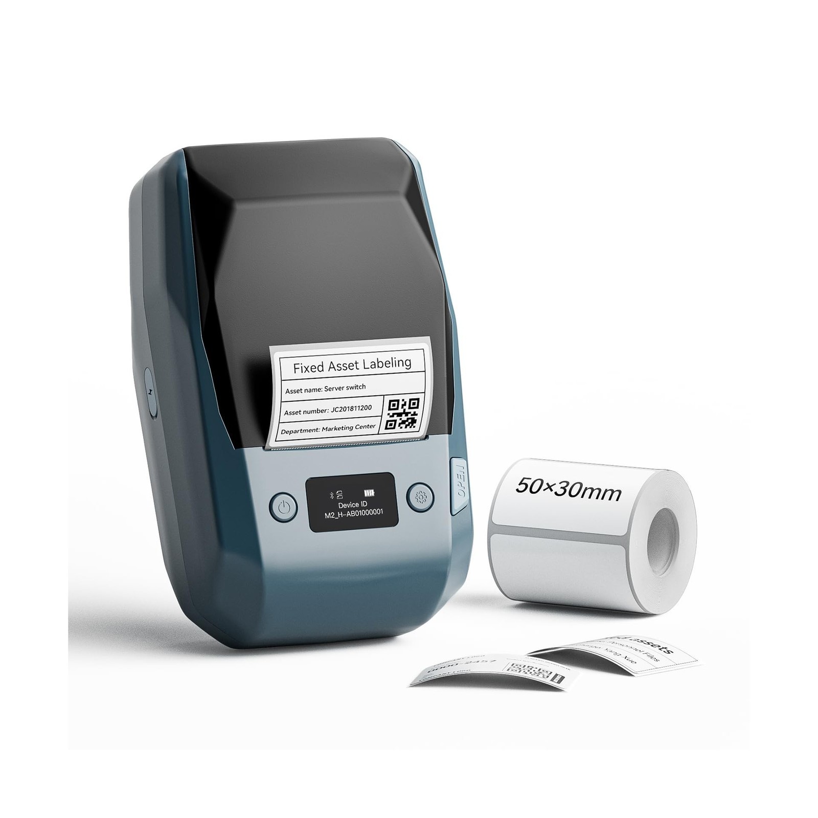 NIIMBOT M2 Label Maker with Tape 2Inch Thermal Transfer Support Color Ribbon ...