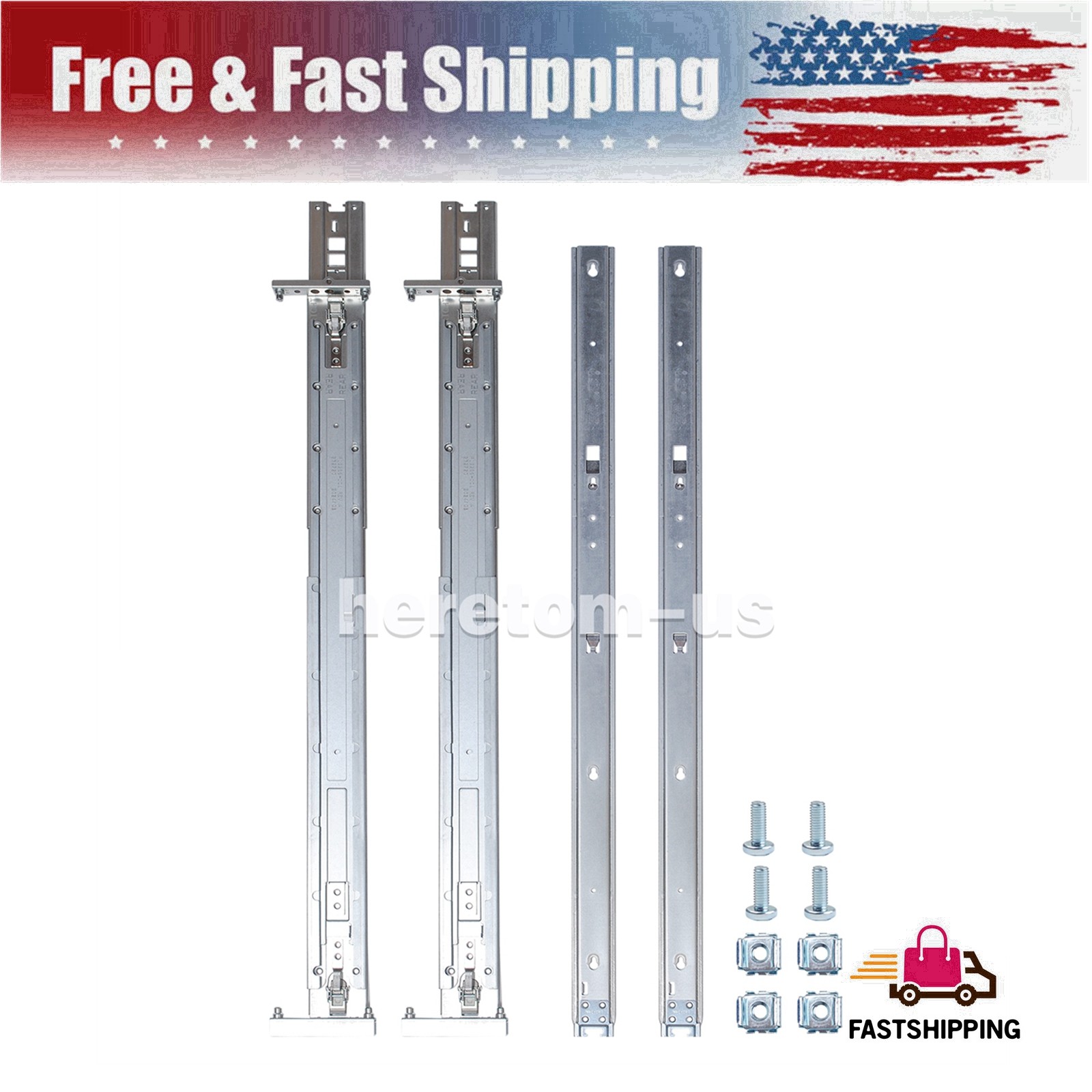 2U SFF Easy Install Rail Kit P22018-B21 for HP DL380 DL388 G10 PLUS DL380 GEN10+