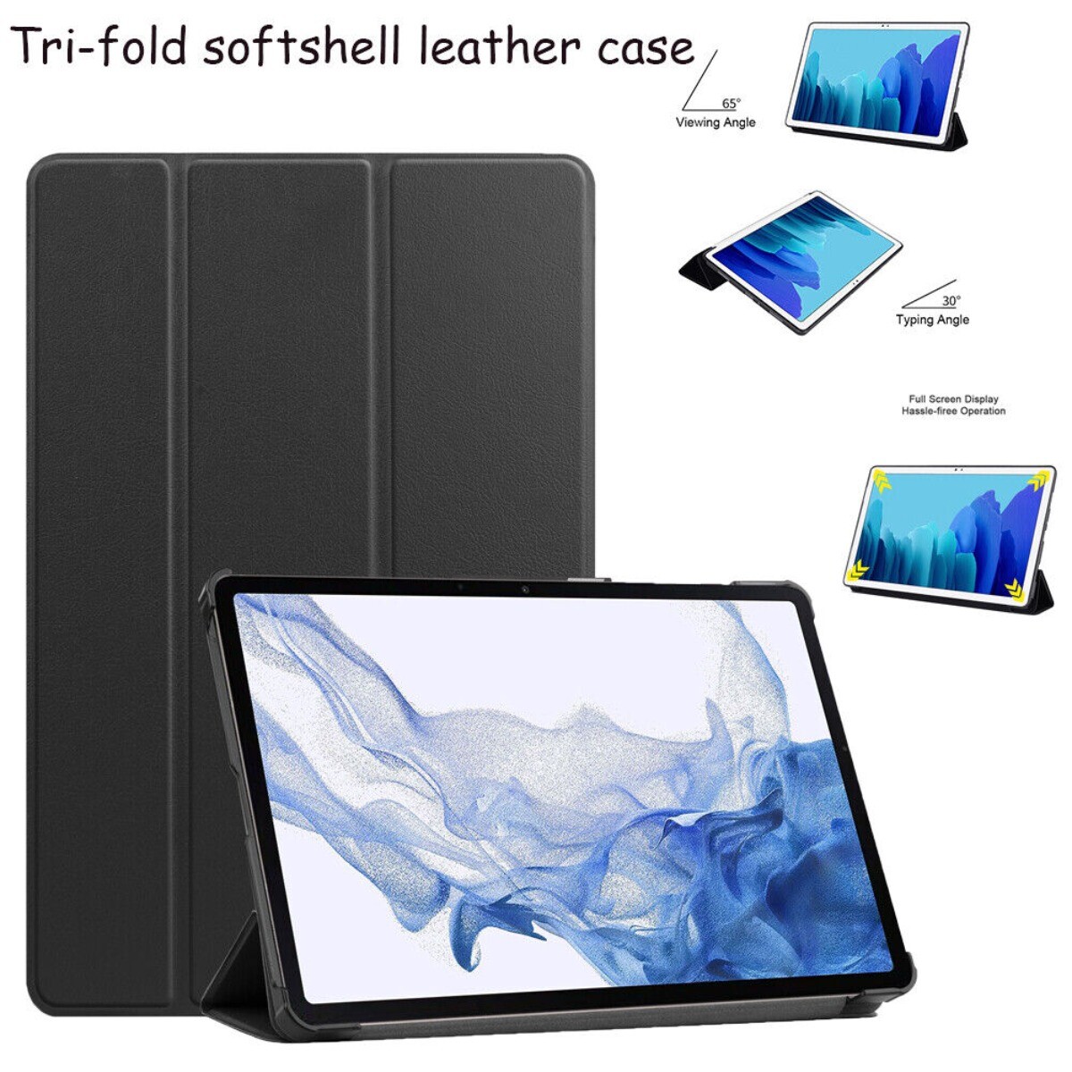 Tablet Leather Stand Case Cover For Samsung Galaxy Tab A7 S6 Lite 10.4" 10.5"