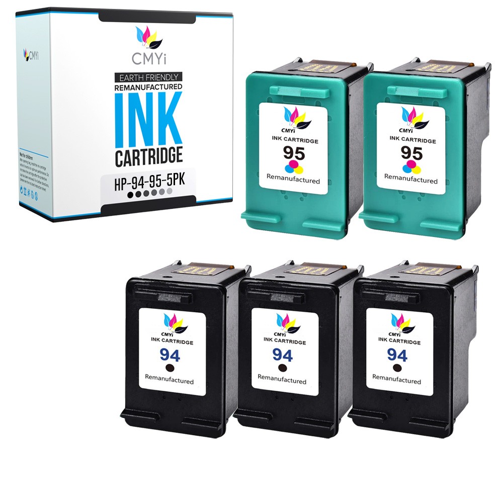 5PK CMYi Compatible 94 95 Combo Pack for HP Photosmart 8400 8450 8750 B8300