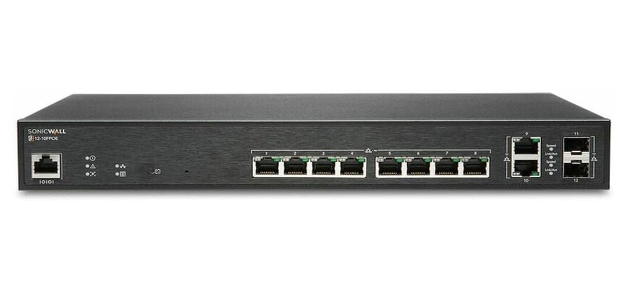 02-SSC-2464   SONICWALL Desktop SWITCH SWS12-10FPOE   02-SSC-2464    NEW