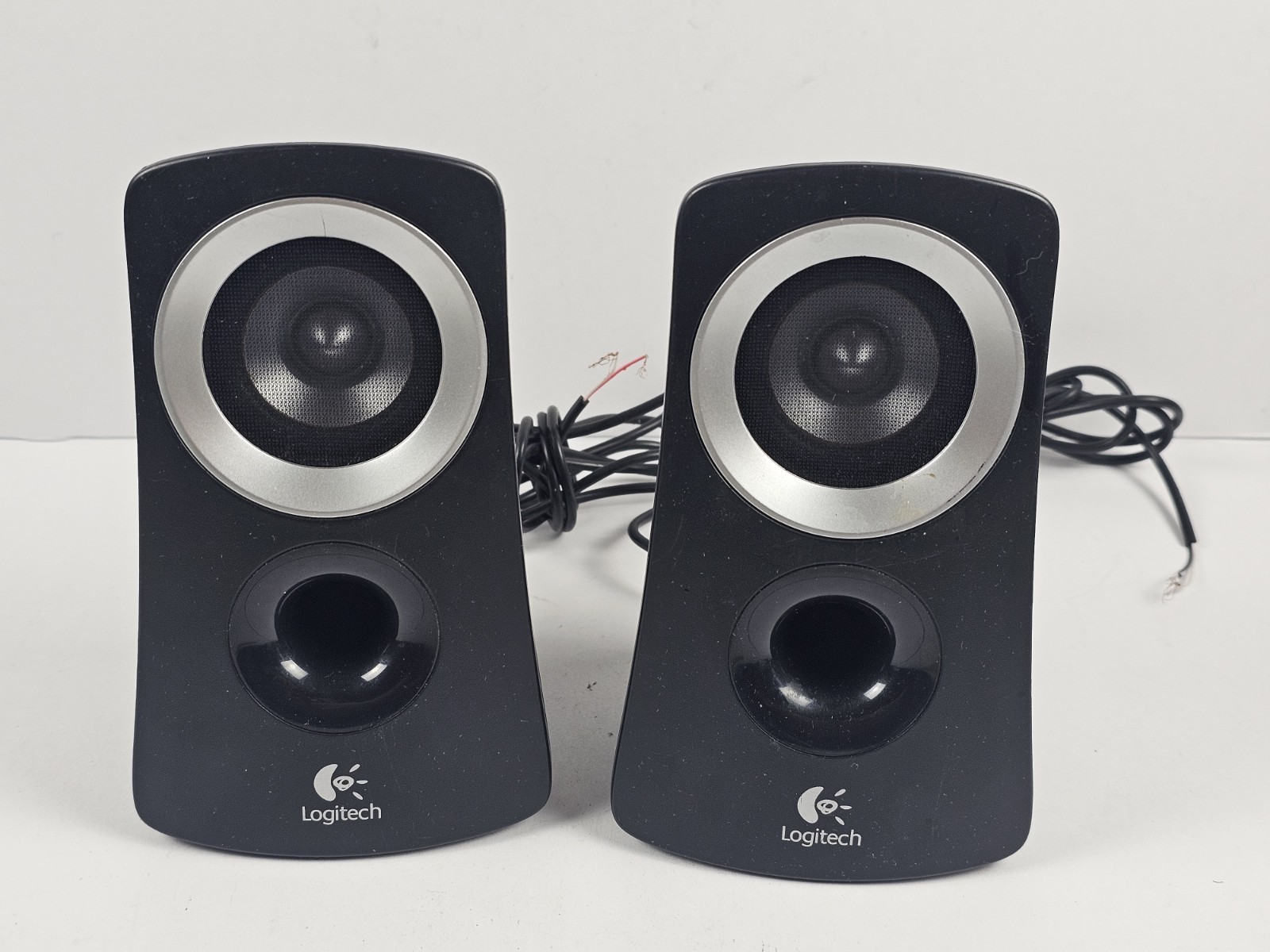 Logitech Z313 Replacement Satellite Speakers (Both L/R) Exposed Wires - Untested