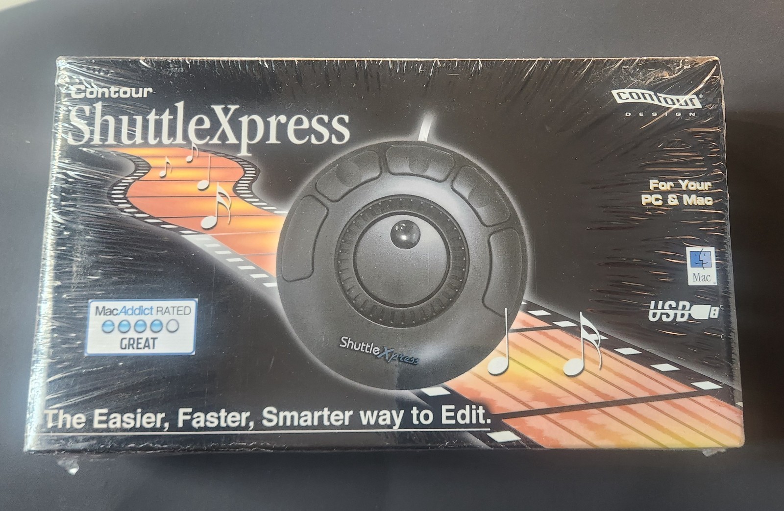 Contour ShuttleXpress MultiMedia Controller USB-connected Black new in box