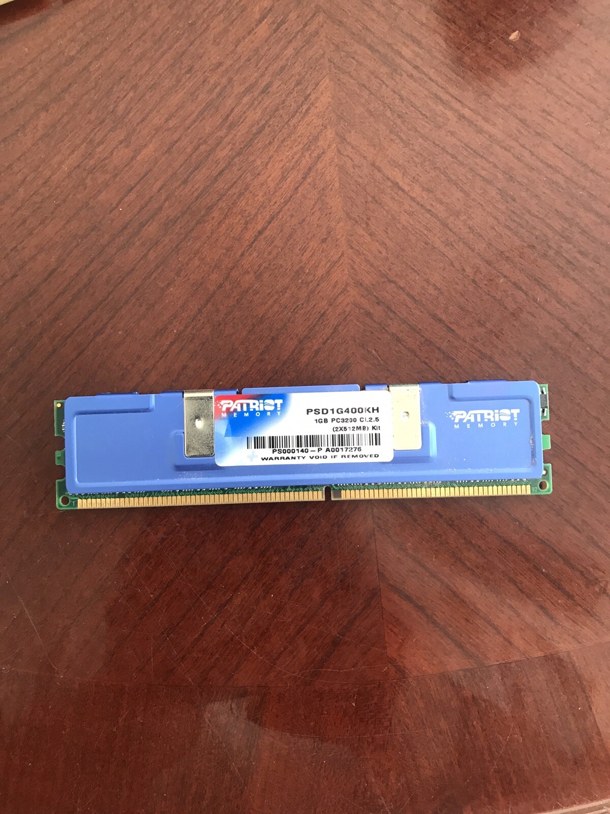 Patriot Memory Signature 1 GB DIMM 1333 MHz DDR3 SDRAM Memory (PSD1G400KH)