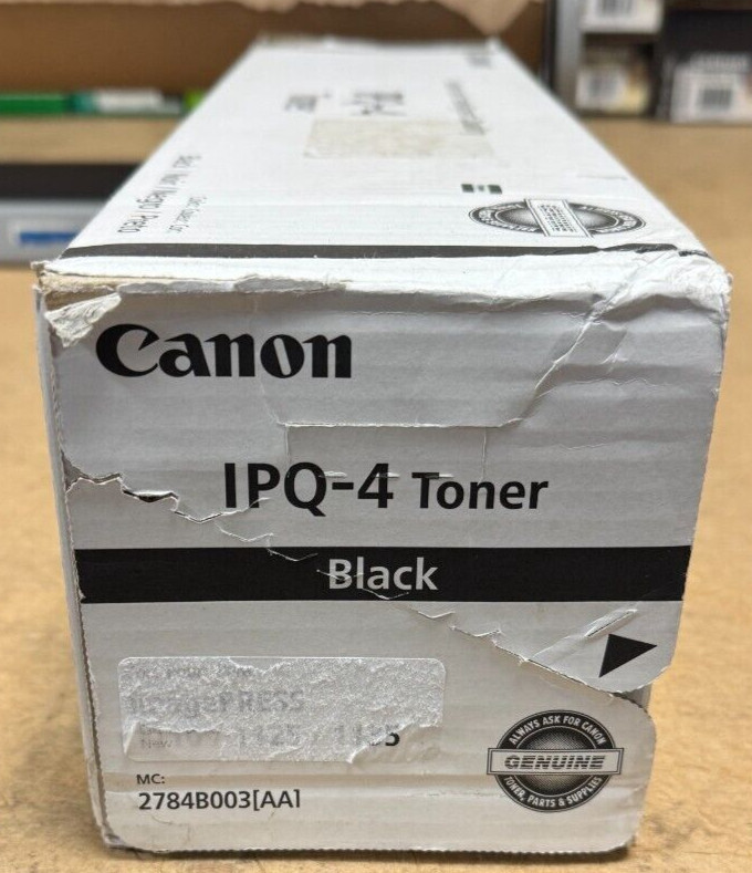 Canon IPQ-4 Black Toner Cartridge (Canon 2784B003AA) ImagePress 1110