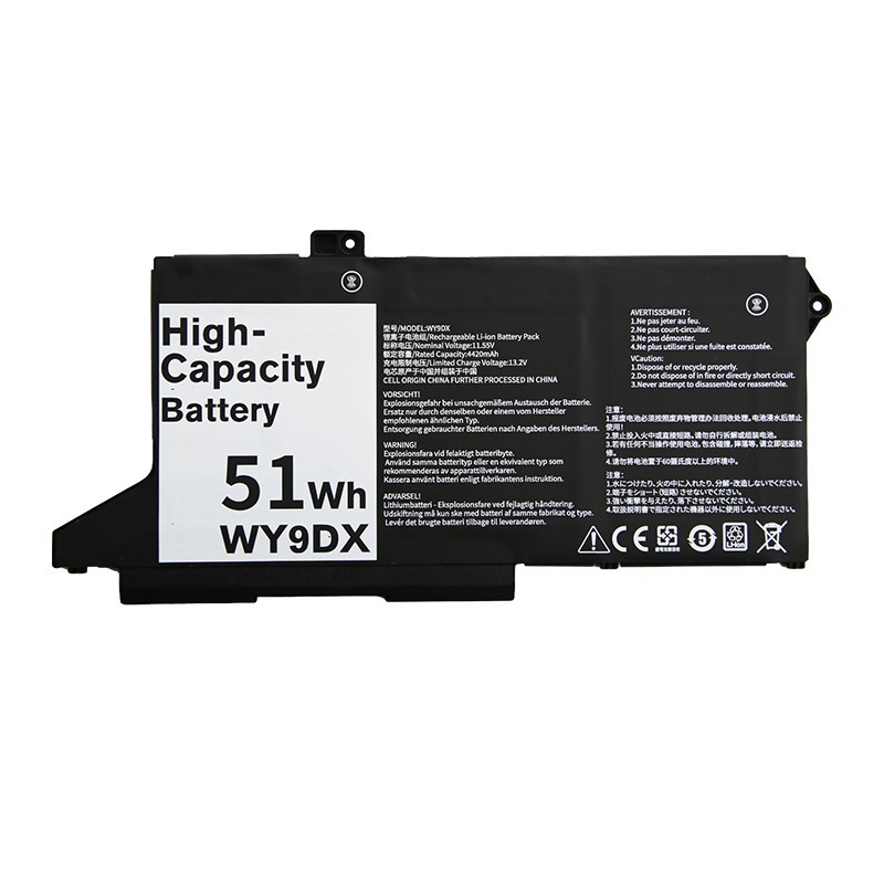 WY9DX 51Wh High Capacity Replacement Laptop Battery for DELL Latitude 5420 5520