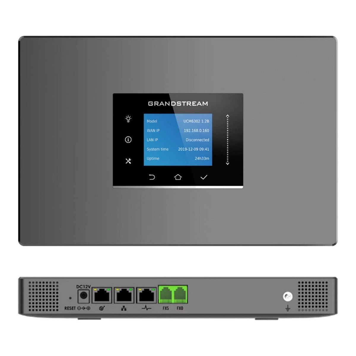 Grandstream UCM6301 IP PBX – 1 FXS + 1 FXO, 500 Users & 75 Calls for Small Hybri