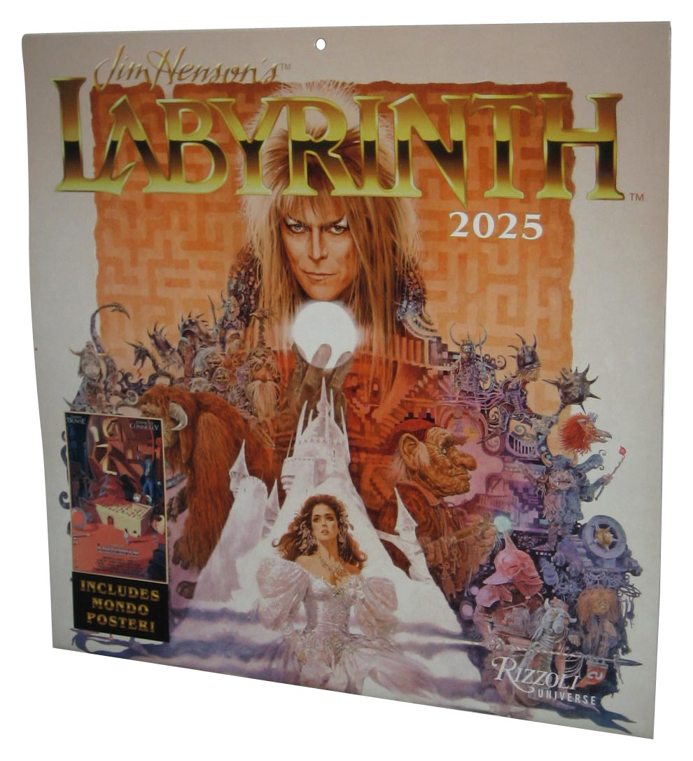 Jim Henson's Labyrinth 2025 Wall Calendar