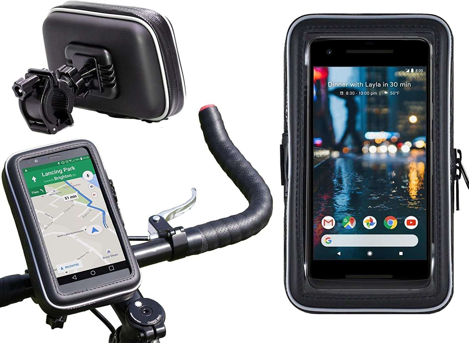 Navitech Waterproof Bike Mount For Theï - HONOR 10