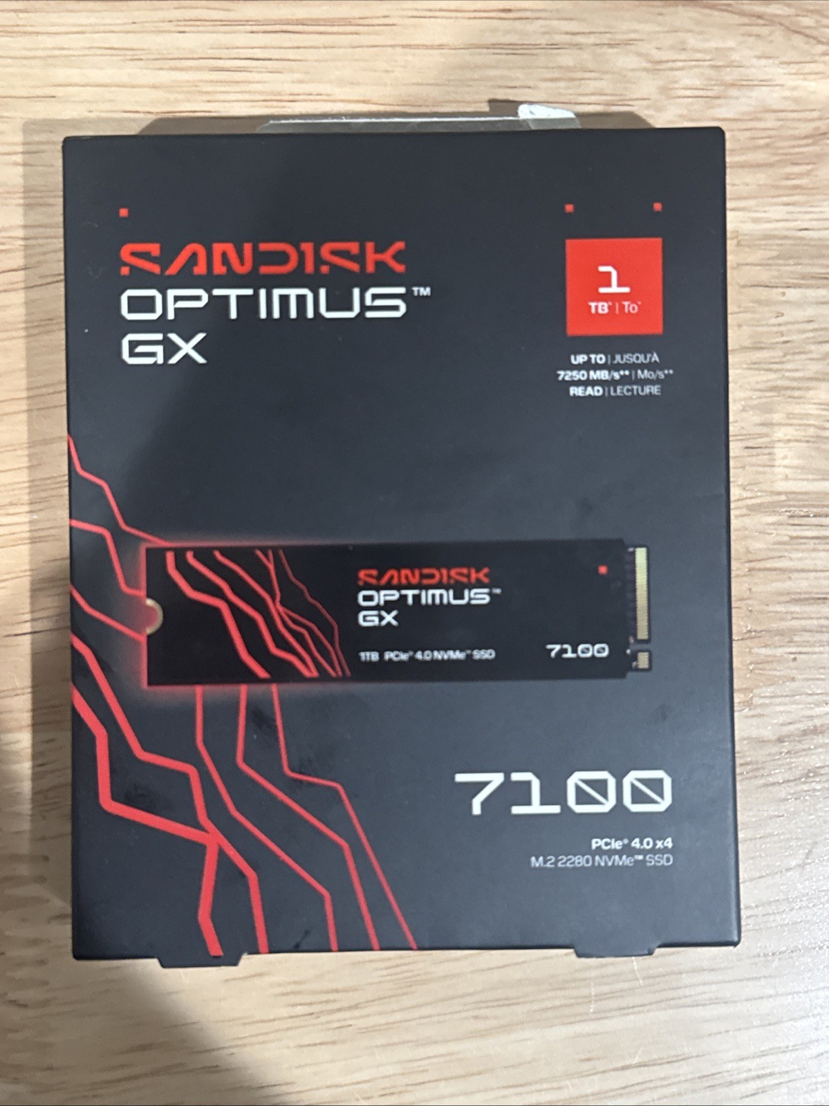 Sandisk Optimus GX 7100 - 1TB - PCIe 4.0 x4 M.2 2280 NVMe SSD....NEW
