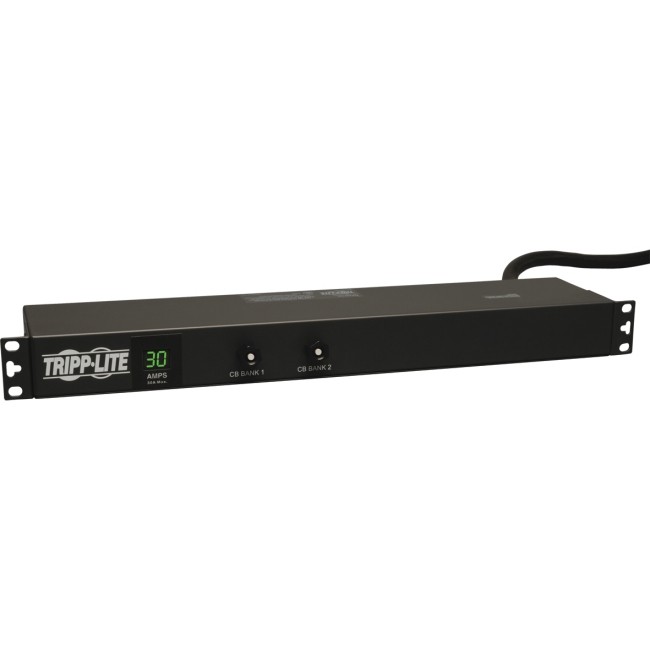 Tripp Lite 1U Rackmount 2.9kW Single-Phase Metered PDU w/ 12 x 5-15/20R Outlets
