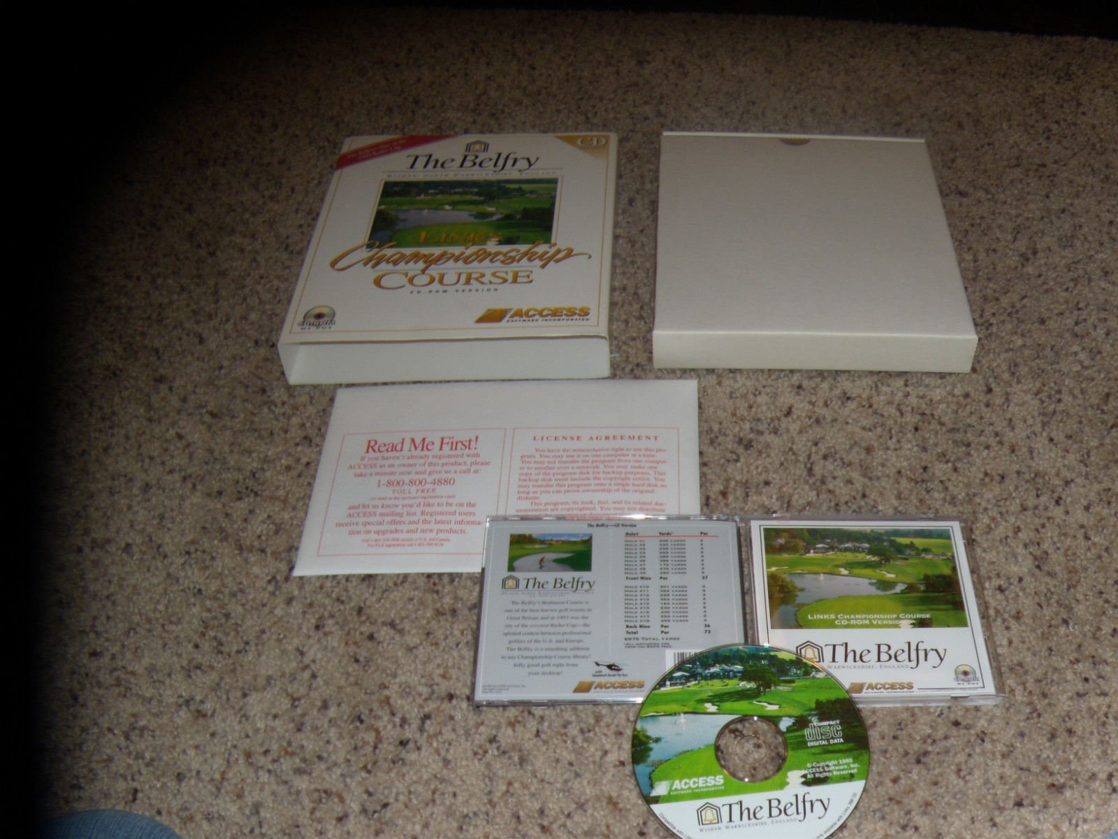 The Belfry Links Championship Course (PC, 1995) Mint Game with box