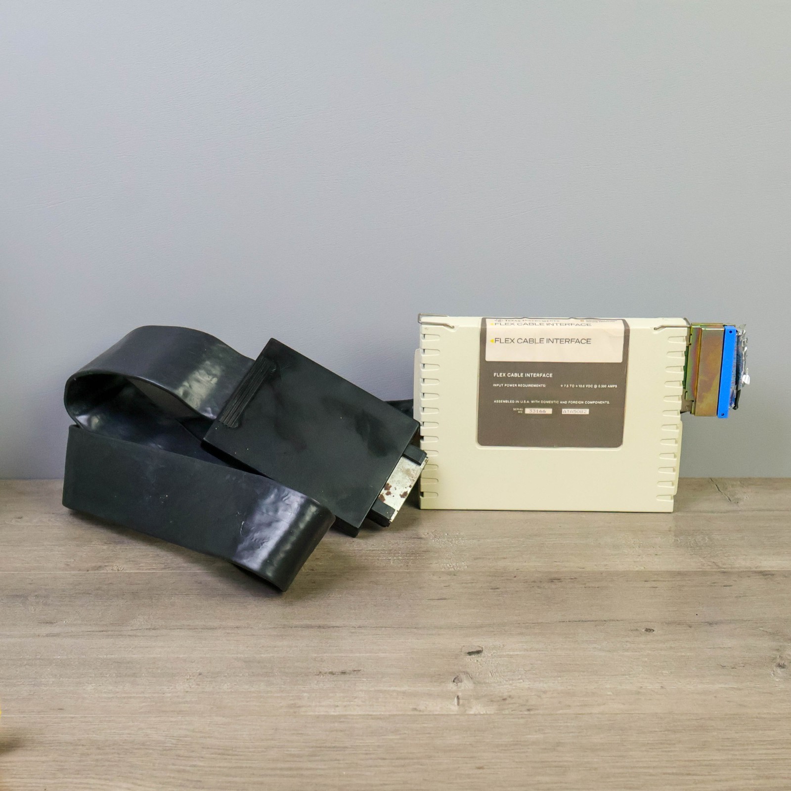 Vintage Texas Instruments Flex Cable Interface TI99 TI99/4A Computer Rare Part