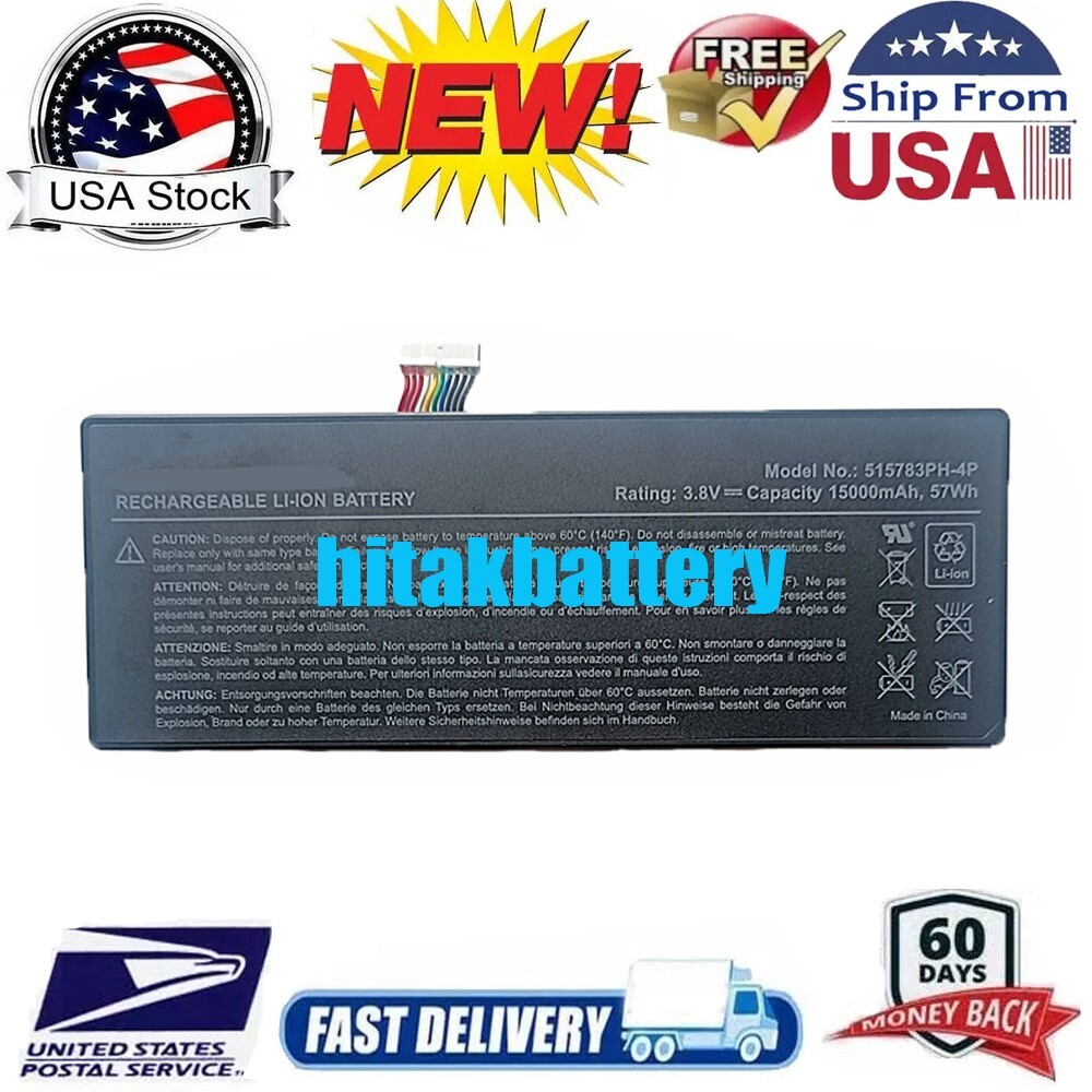 515783-4P Battery For OTHER im600,im608 AURO OtoSys IM600 515783-4P,MLP515783-4p