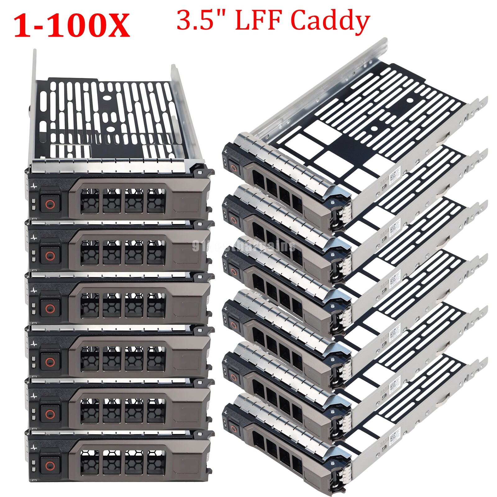 Lot KG1CH 3.5" LFF HDD Caddy Tray For Dell R730 R630 R730xd R430  T330 T430 T630