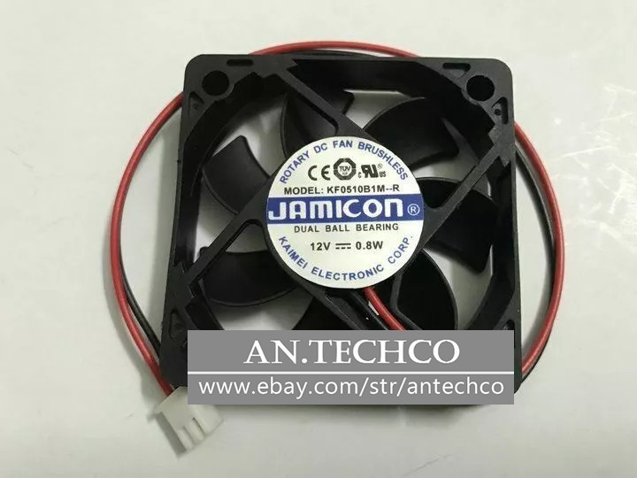 1pc KF0510B1M-R Cooling fan 12V 0.06A 0.8W 50*50*10mm 2wire