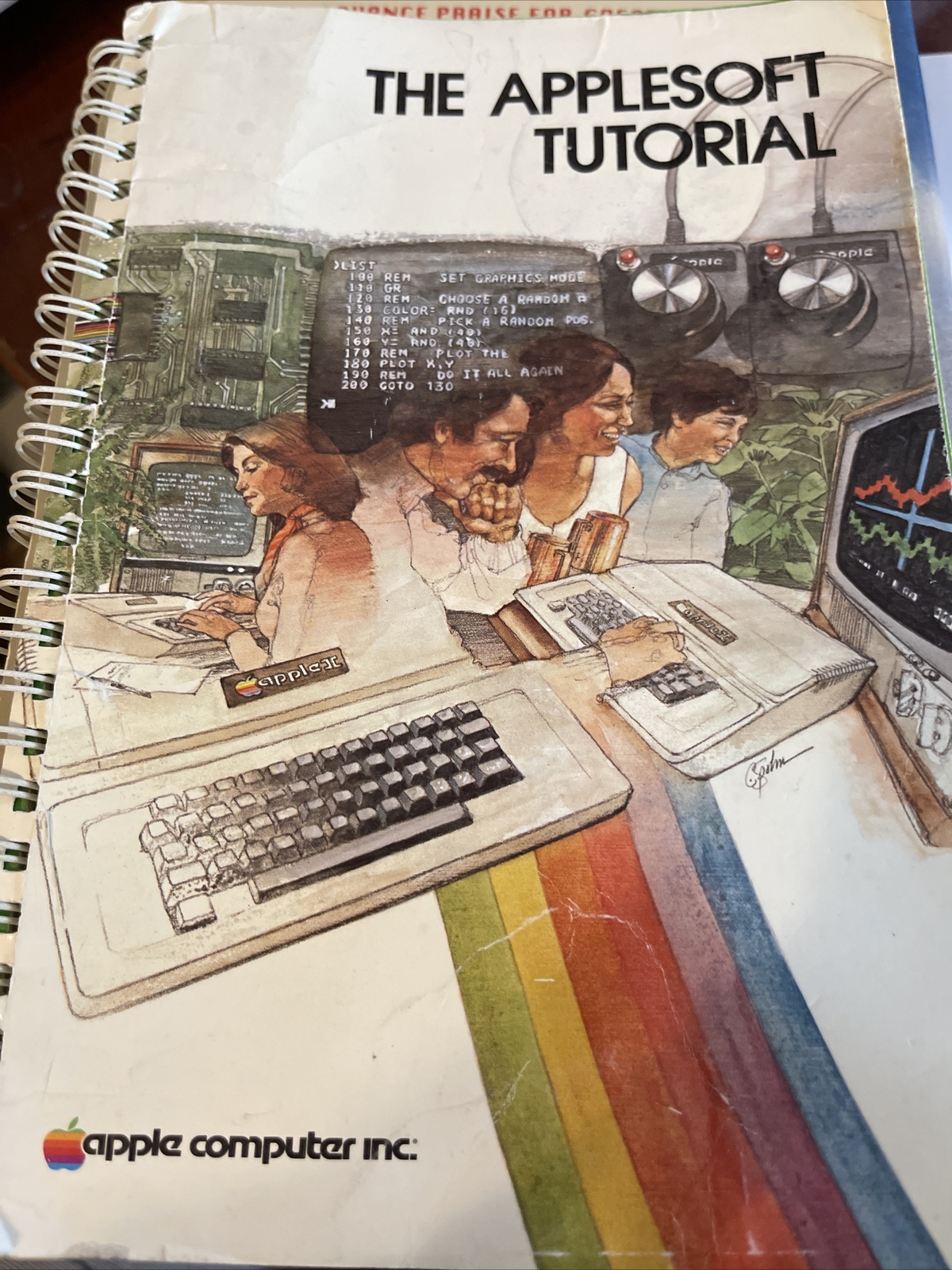 Original " AppleSoft Tutorial" 157 pages 
