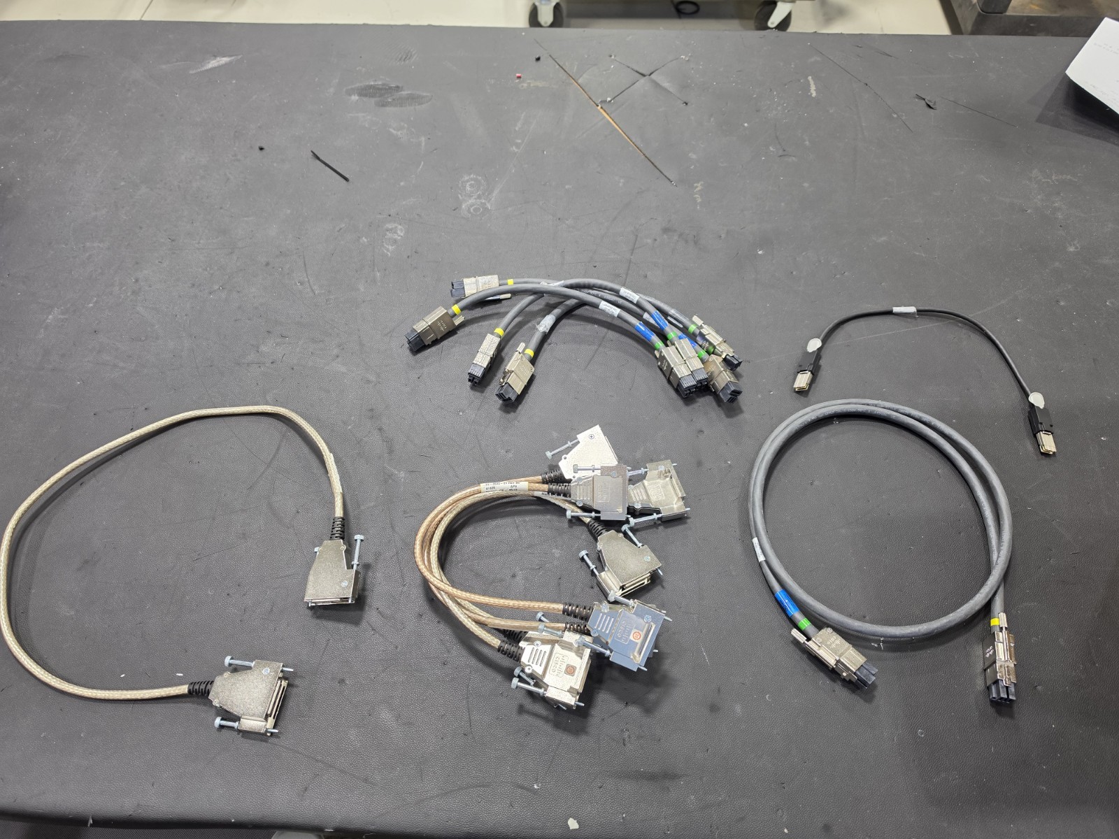 LOT OF CISCO CABLES.  Check Despcription For Part Numbers.  11 Cables In All