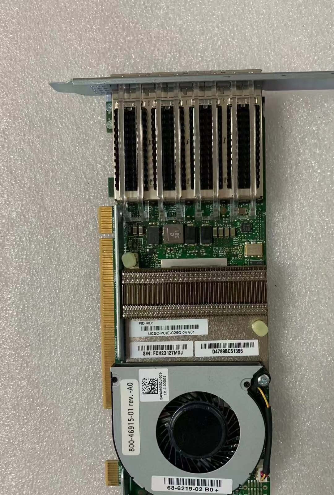 Cisco VIC 1455 UCSC-PCIE-C25Q-04 4-Port 10/25G SFP28 PCIe Virtual Interface Card