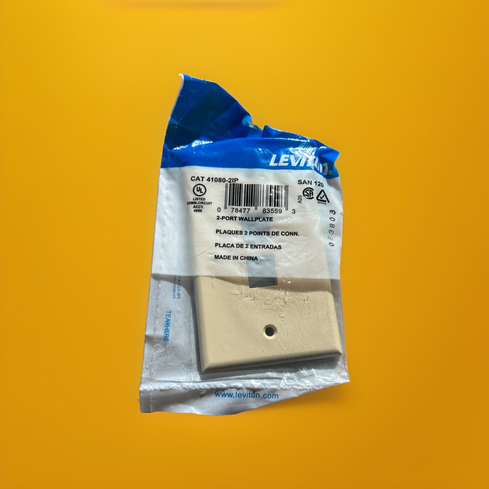 🔥(AN) ***QTY 20*** Leviton 41080-2IP Single-Gang ***FREE SHIPPING***