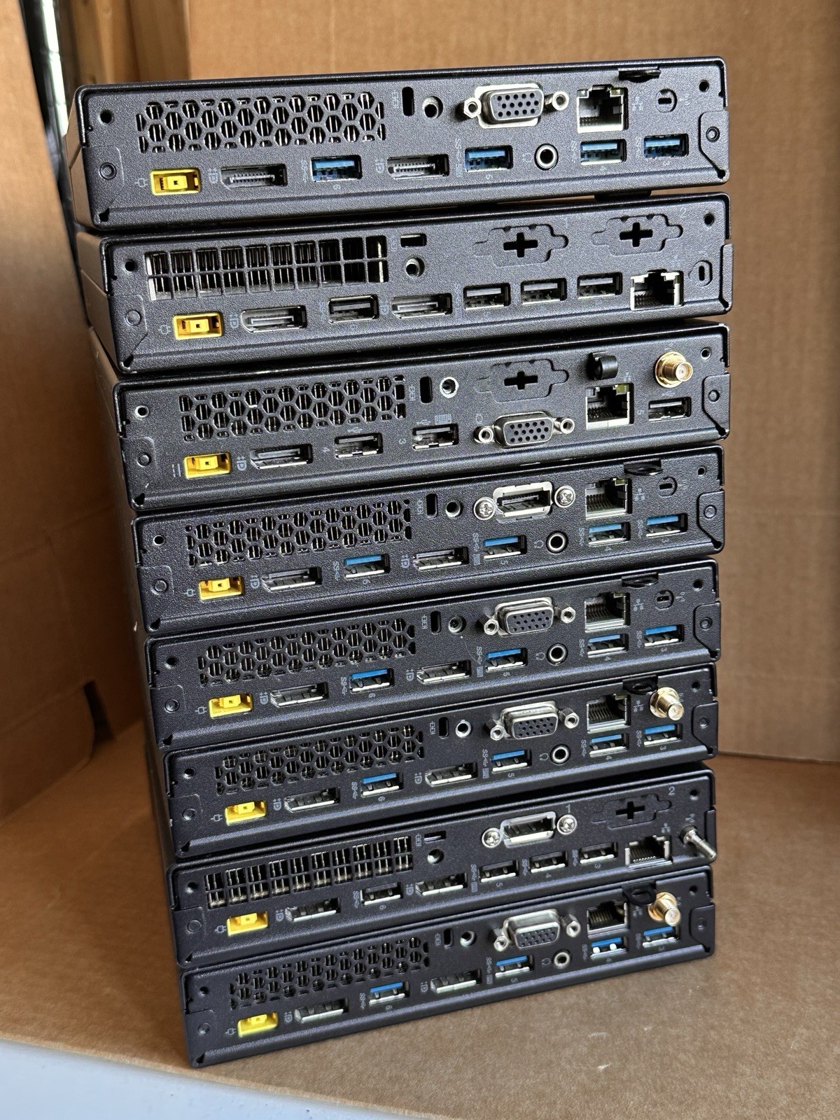 Lot Of (8) Lenovo ThinkCentre- As Is -