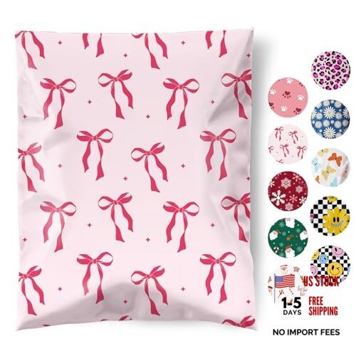 Poly Mailers 10x13 Inch 50Pcs Shipping Bags for Clothing Strong Adhesive