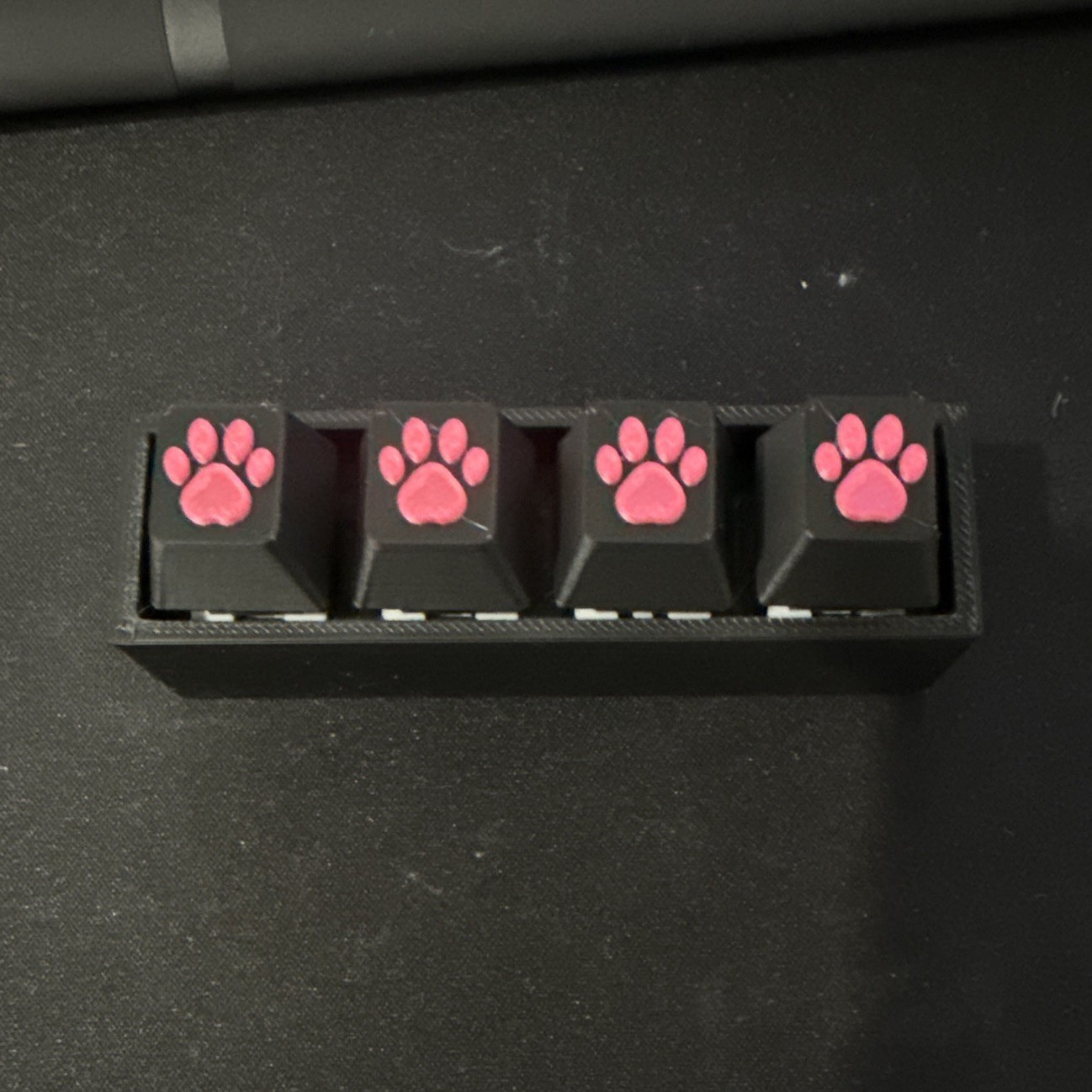 4-Key Mechanical cat paw fidget toy.