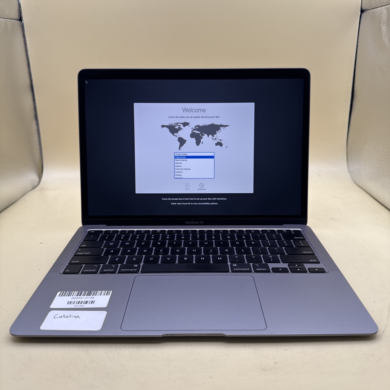 Apple MacBook Air 13" 2020 A2179 i3-1000NG4 1.1GHz 128GB SSD 8GB