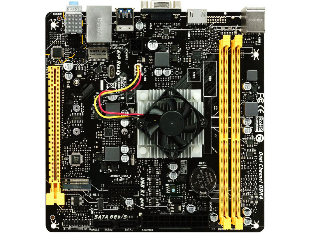 For BIOSTAR A10N-8800E motherboard 2*DDR4 32G VGA+HDMI mini-ITX Tested ok