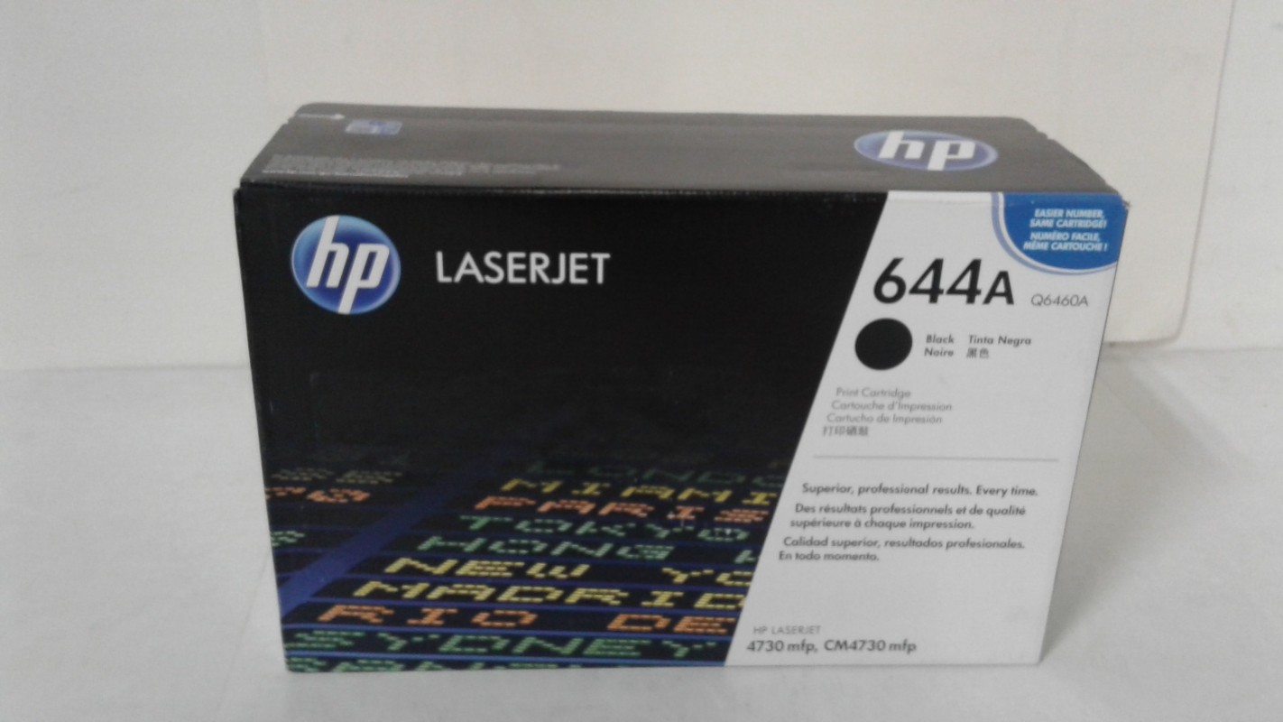 HP 644A Toner Ctg Q6460A Black 12.000 Pages for HP Color LaserJet 4730mfp