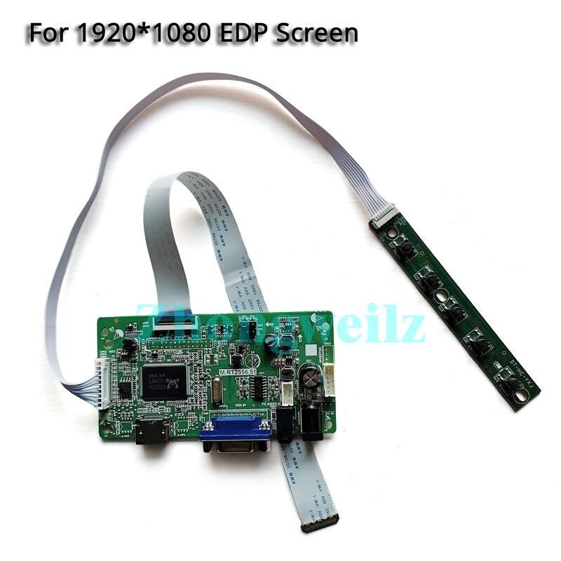 For N156HCE-EAA/EN1/GN1 1920x1080 Screen EDP-30Pin HDMI+VGA Controller Board Kit
