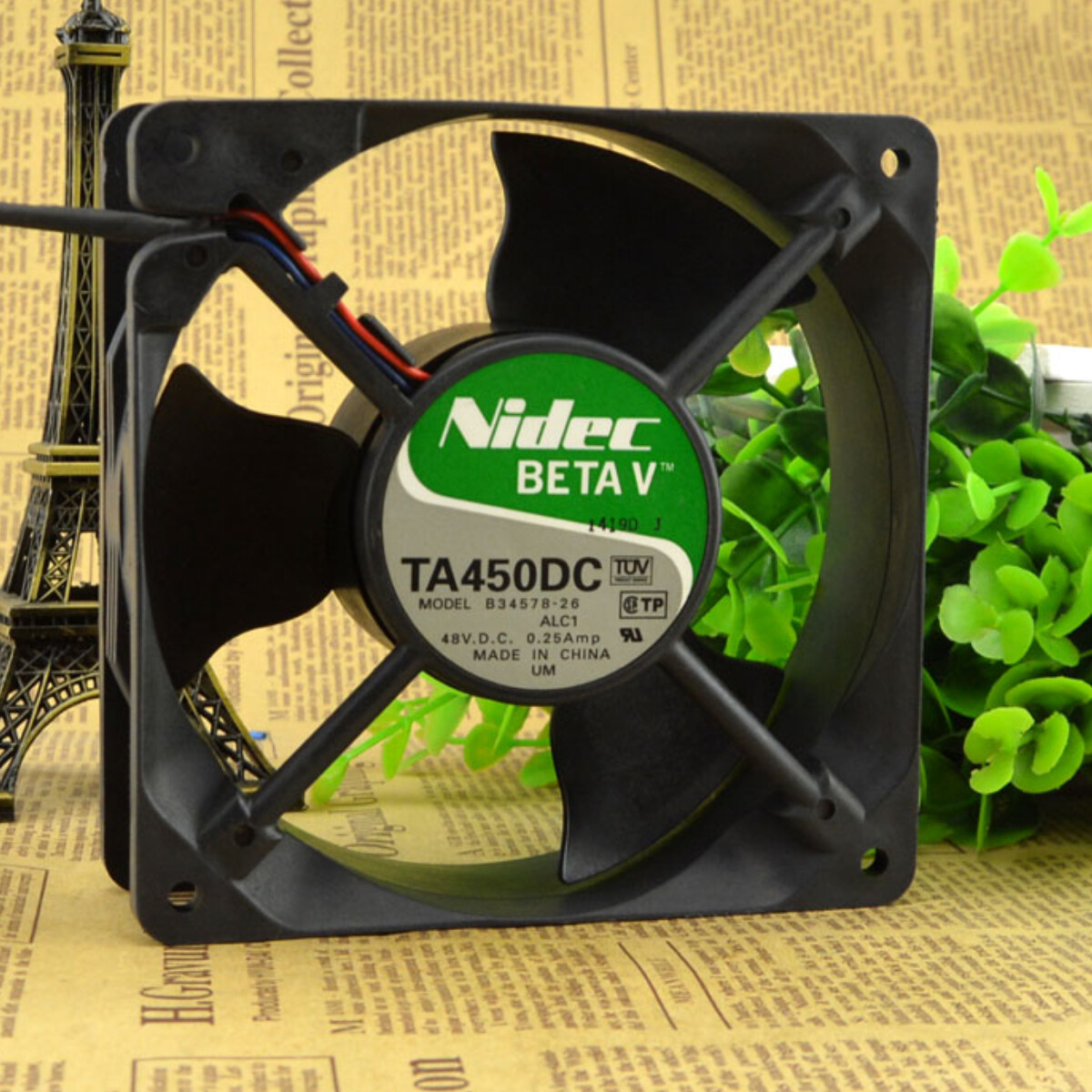 1PC  Chassis Cooling Industrial Fan  TA450DC B34578-26G1 48V 0.25A 12CM 12038