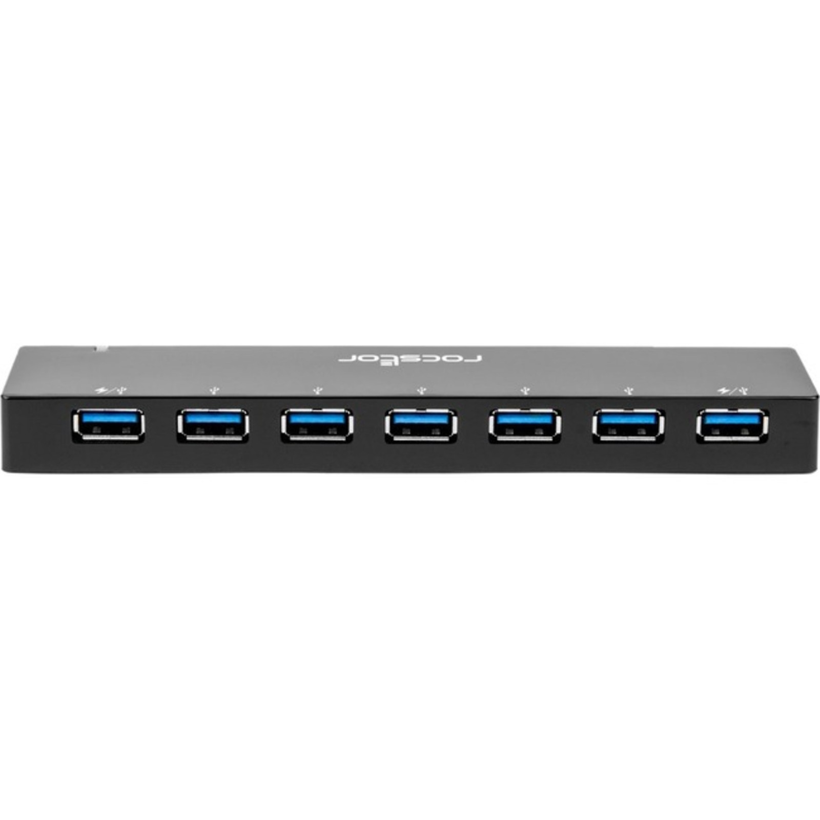 Rocstor - Y10P003-B1 - Rocstor 7-port USB Hub - USB 3.0 - External - 7 USB