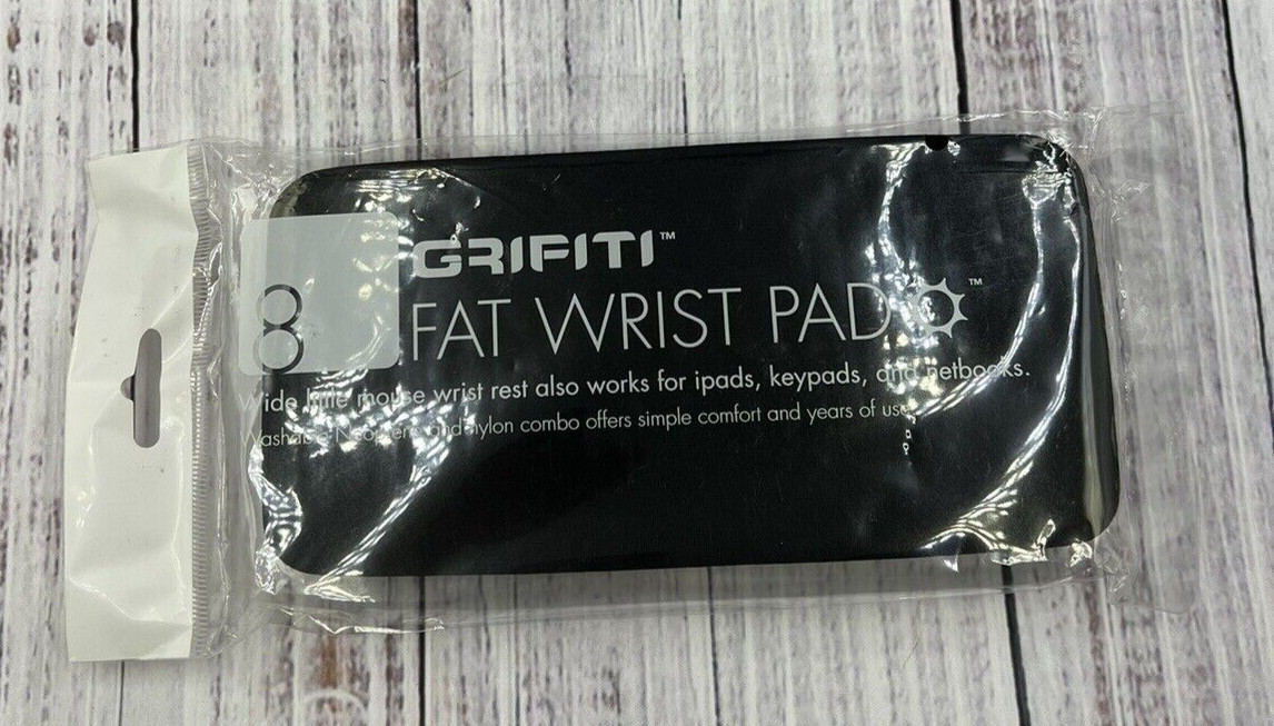 Grifiti Fat Wrist Pad 8 x 2.75 x 0.75 Inch Black is a Thinner Mouse Wrist