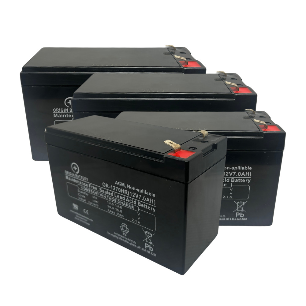 Tripp-Lite SUINT2200RT2U Battery Kit - 4 Pack 12V 7AH High-Rate Discharge
