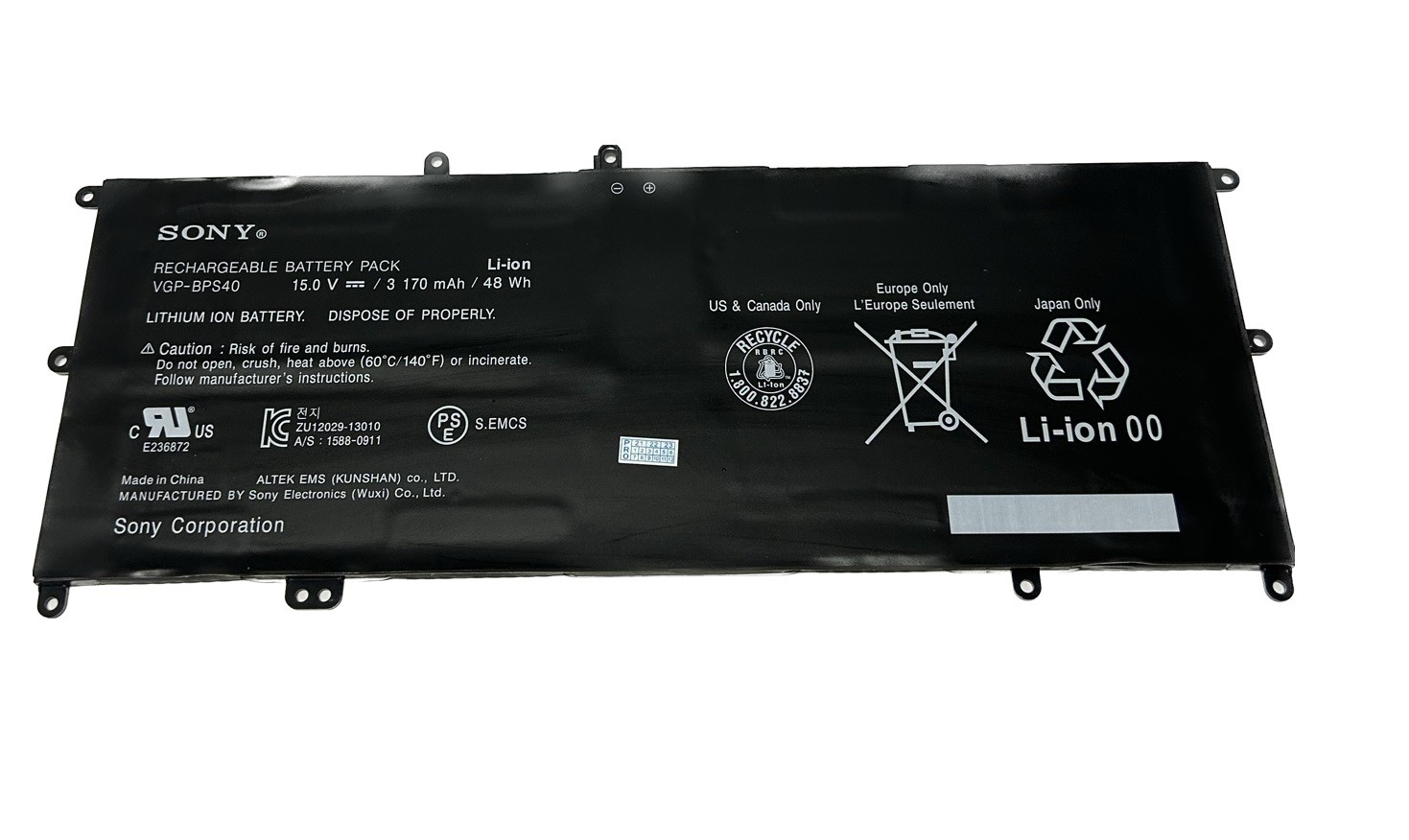 New Genuine VGP-BPS40 Battery for Sony VAIO Flip SVF 15A SVF15N17CXB 14A SVF14N