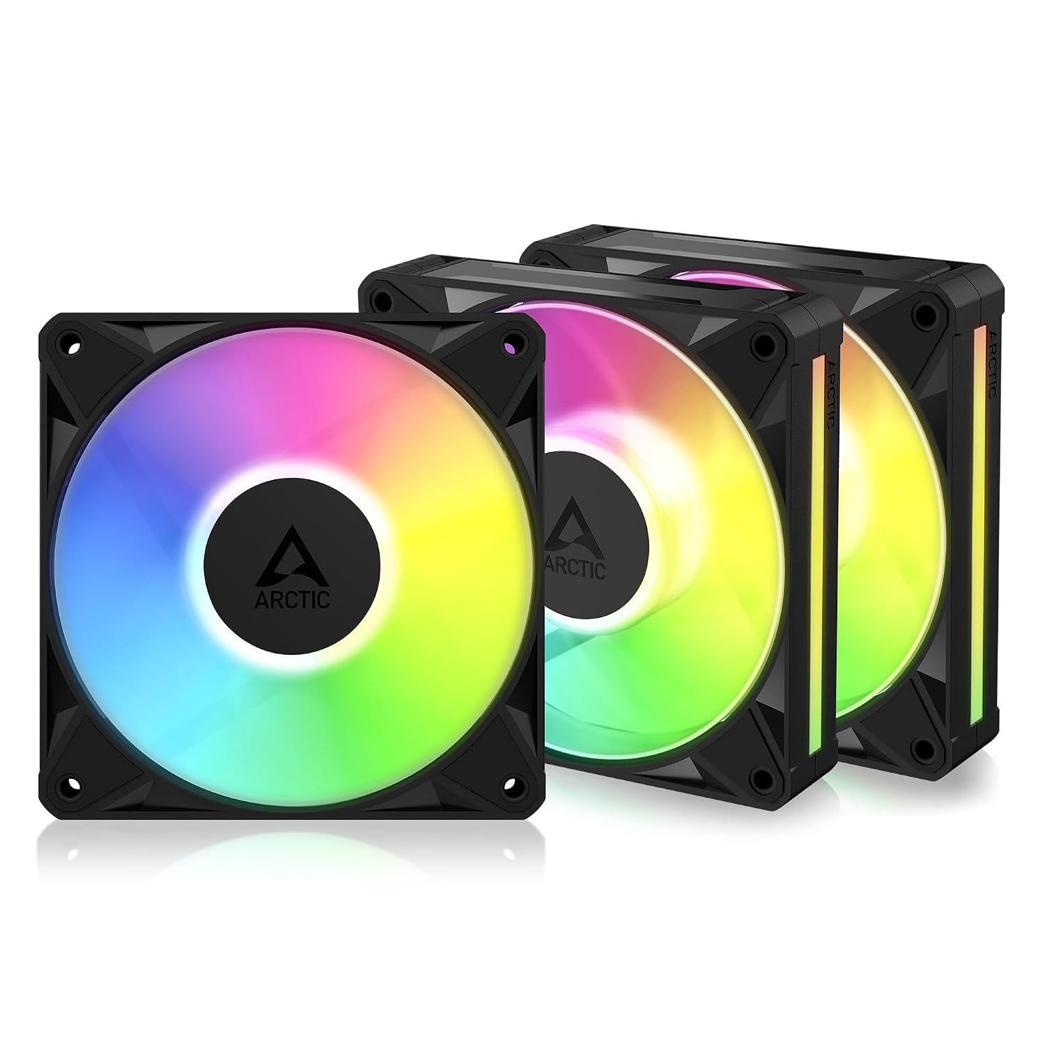 ARCTIC BioniX P12 A-RGB, 120 mm PWM Fan, Black (Pack of 3) ACFAN00337A