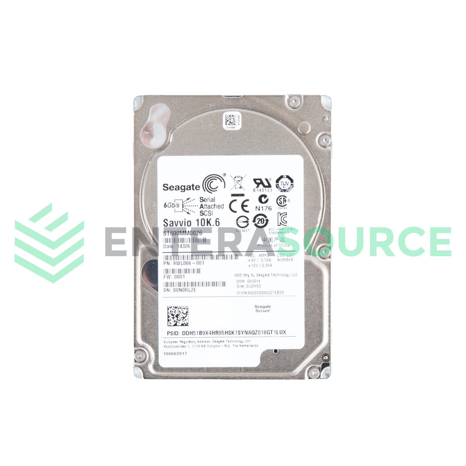 Seagate ST600MM0026 600GB 10K SAS 2.5" 6Gbps Hard Drive