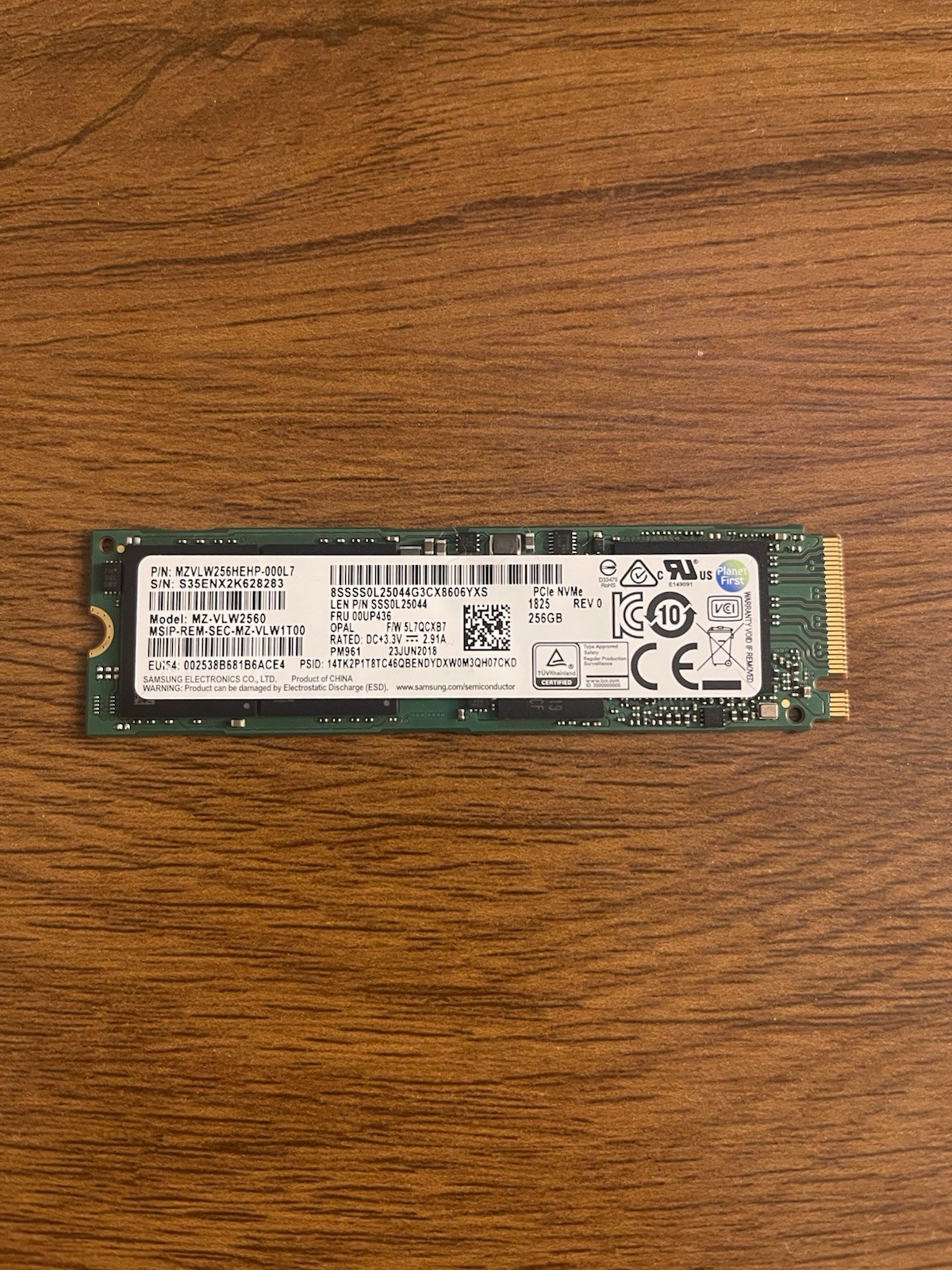 SAMSUNG 256GB PM961 M.2 NVMe 2280 PCIe SSD SOLID STATE DRIVES MZ-VLW2560 TESTED