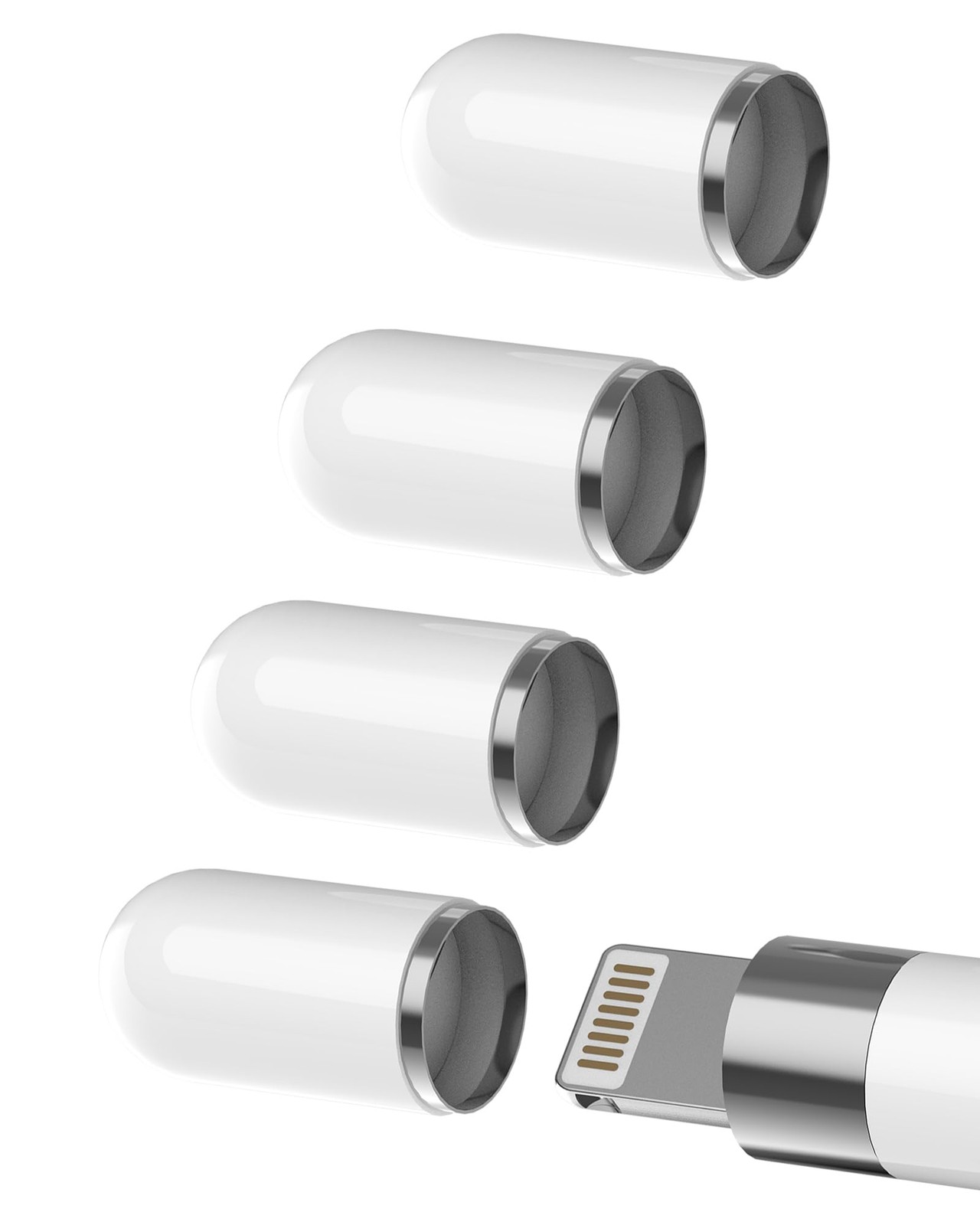 Apple Pencil Cap(4 Pack) Top Magnetic Adapter 1St Generation Caps Accessories